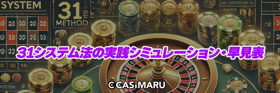 31システム法の実践シミュレーション・早見表のバナー