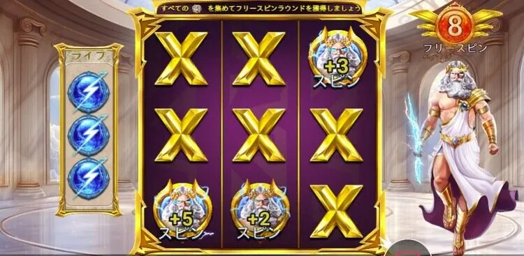 ゲーツオブオリンパスパチのミニゲームのバナー