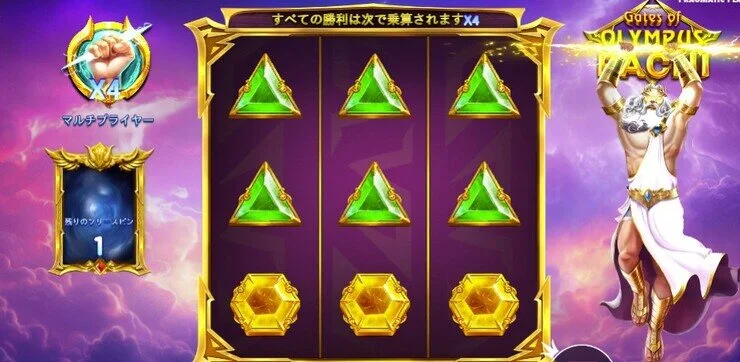 ゲーツオブオリンパスパチのスーパースピンのバナー