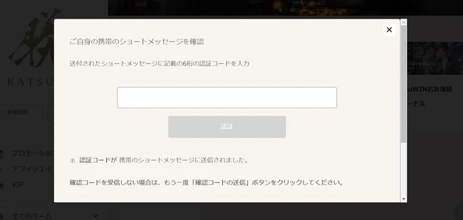 勝ウィンの登録方法、登録に必要な情報 (ステップ3)