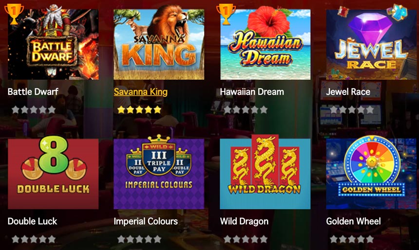 ライブカジノハウスのゲームラインナップ