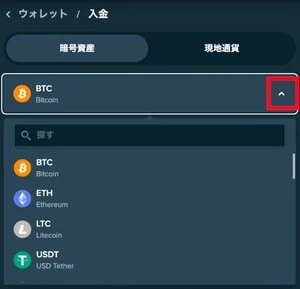 stakecasinoの入金ステップ2